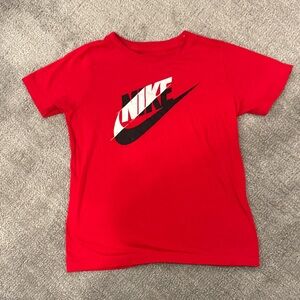 Nike Kids Bright Red Short Sleeve Tee Youth Small
